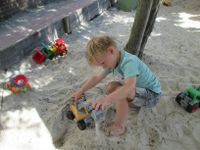 Spelen in de zandbak